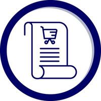 compras lista vecto icono vector