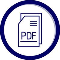 pdf archivo vecto icono vector