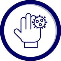 Dirty Hands Vecto Icon vector