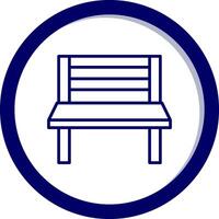 Bench Vecto Icon vector