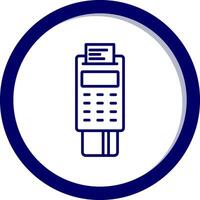 Pos Terminal Vecto Icon vector