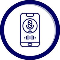 Voice Assistant Vecto Icon vector