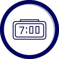 Digital Clock Vecto Icon vector