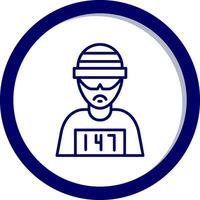 Criminal Vecto Icon vector