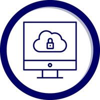 Data Secure Vecto Icon vector