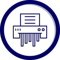 Paper Shredder Vecto Icon vector