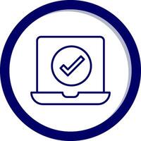 Check Mark Vecto Icon vector