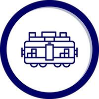 Train Cargo Vecto Icon vector