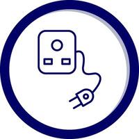 Plug And Socket Vecto Icon vector