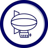 Blimp Vecto Icon vector