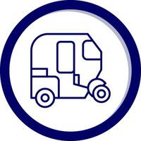 Tuk Tuk Vecto Icon vector