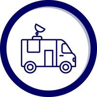 News Van Vecto Icon vector