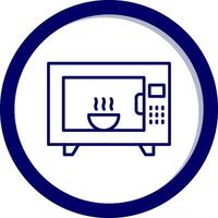 Microwave Oven Vecto Icon vector