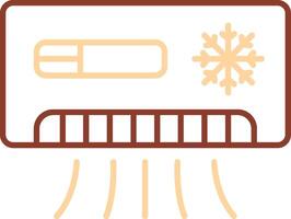 Conditioner Line Two Color Icon vector