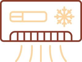 Conditioner Line Two Color Icon vector