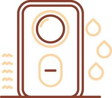 Humidifier Line Two Color Icon vector
