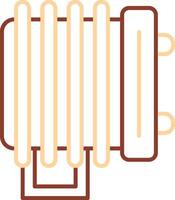 Heater Line Two Color Icon vector