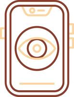 View Line Two Color Icon vector