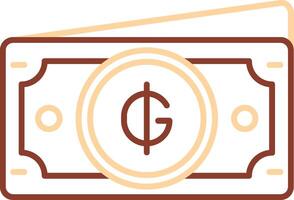 Guarani Line Two Color Icon vector