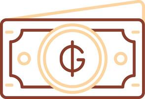 Guarani Line Two Color Icon vector