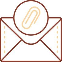 Clipper Line Two Color Icon vector