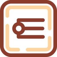 Endpoint Line Two Color Icon vector
