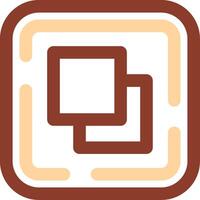 Copy Line Two Color Icon vector