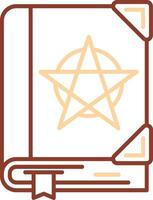 Tanakh Line Two Color Icon vector