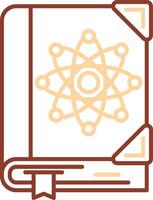 Sciene Line Two Color Icon vector