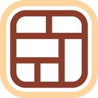 Layout Line Two Color Icon vector