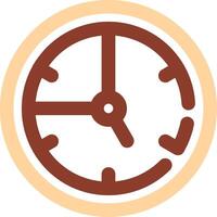 Time Line Two Color Icon vector