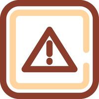 Alert Line Two Color Icon vector