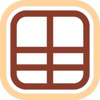 Layout Line Two Color Icon vector
