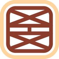 Layout Line Two Color Icon vector