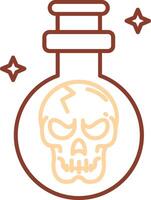 Potion Line Two Color Icon vector