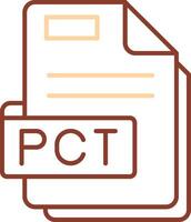 Pct Line Two Color Icon vector