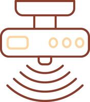 Motion sensor Line Two Color Icon vector