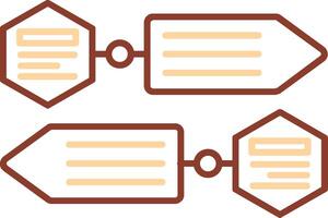 Infographic elements Line Two Color Icon vector