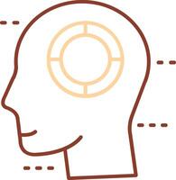 Sensitivity Line Two Color Icon vector