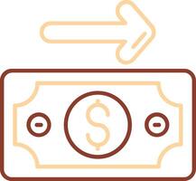 Payment Line Two Color Icon vector