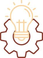 Idea Line Two Color Icon vector