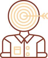 Audience Line Two Color Icon vector