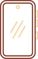 Smartphone Line Two Color Icon vector