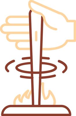 Fire Line Two Color Icon