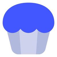 Cupcake Icon Food and Beverages for Web, app, uiux, infographic, etc vector