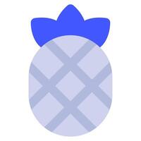 Pineapple Icon Food and Beverages for Web, app, uiux, infographic, etc vector
