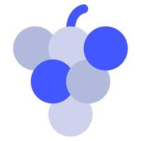 Grapes Icon Food and Beverages for Web, app, uiux, infographic, etc vector