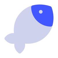 pescado icono comida y bebidas para web, aplicación, uiux, infografía, etc vector