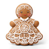 AI generated gingerbread cookie png