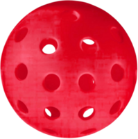 rojo pickleball pelota con transparente antecedentes png